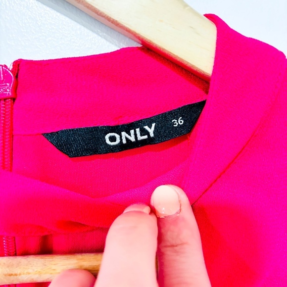 VERO MODA Loose fuchsia dress - Picture 4 of 6